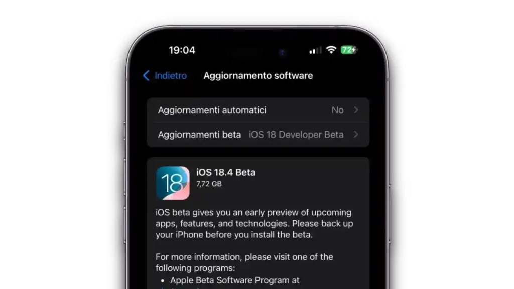 iOS 18.4 Beta 1: Ecco le novità scoperte su&nbsp;iPhone